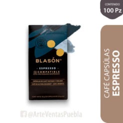 Cápsulas de Café Espresso Blasón® 100 Pz / 8 Gr