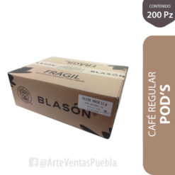 Café Regular Pods Blasón® Cj 200 Pz / 12 Gr