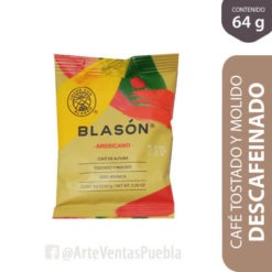 Café Americano Tostado y Molido Ejecutivo Descafeinado Blasón® Cj 64 / 64 Gr