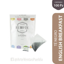 Té Negro English Breakfast Pirámide Eurote Bolsa 100 Pz