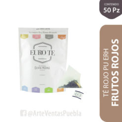 Té Rojo Pu Erh Frutos Rojos Piramide EuroTe® Bolsa 50 Pz