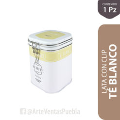 Té Blanco EuroTe® Lata con Clip