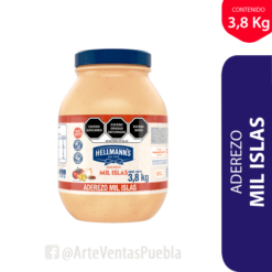 Aderezo Mil Islas Hellmanns® Cj 4 / 3.7 L