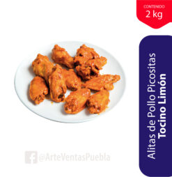 Alitas de Pollo Picositas Tocino Limón Pilgrims® CJ 6/2 kg