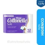 Papel Higiénico Kleenex® Cotonelle Soft Cj 8 paquetes / 12 Pz