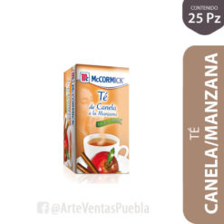 Té Canela / Manzana McCormick® 25 Sobres Cj/ 24 pzas