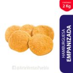 Hamburguesa Empanizada Del Día® Cj 6 / 2 Kg con 24 Pzas Aprox.