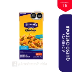 Aderezo de Queso Cheddar Hellmanns® Cj 12 / 1 L