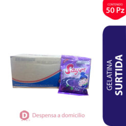 Gelatina Surtida Agua Sayes® Cj 50 / 120 Gr